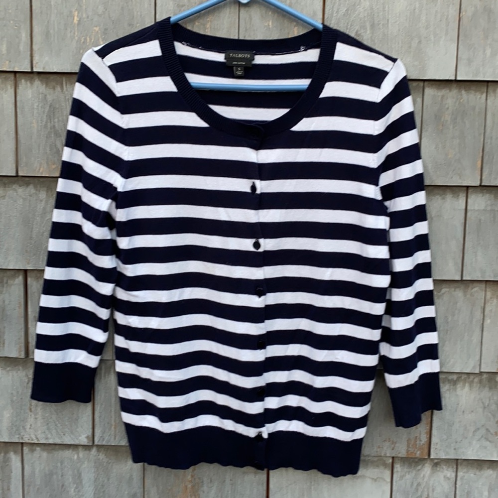 Talbots Button Down Sweater - image 1